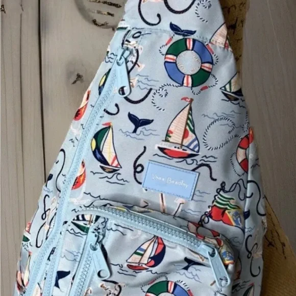 Vera Bradley Really Regatta Slingback Backpack Vera Bradley NWT Reactive Sling Backpacking Really Regatta  main image 3